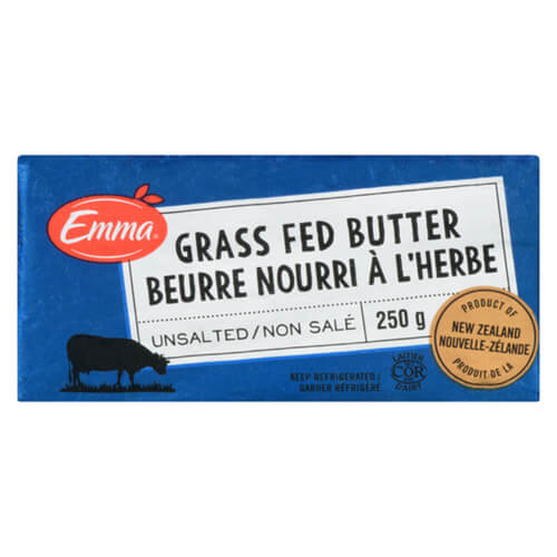 emma grass fed unsalted butter - Angelos Italian Bakery & Market
