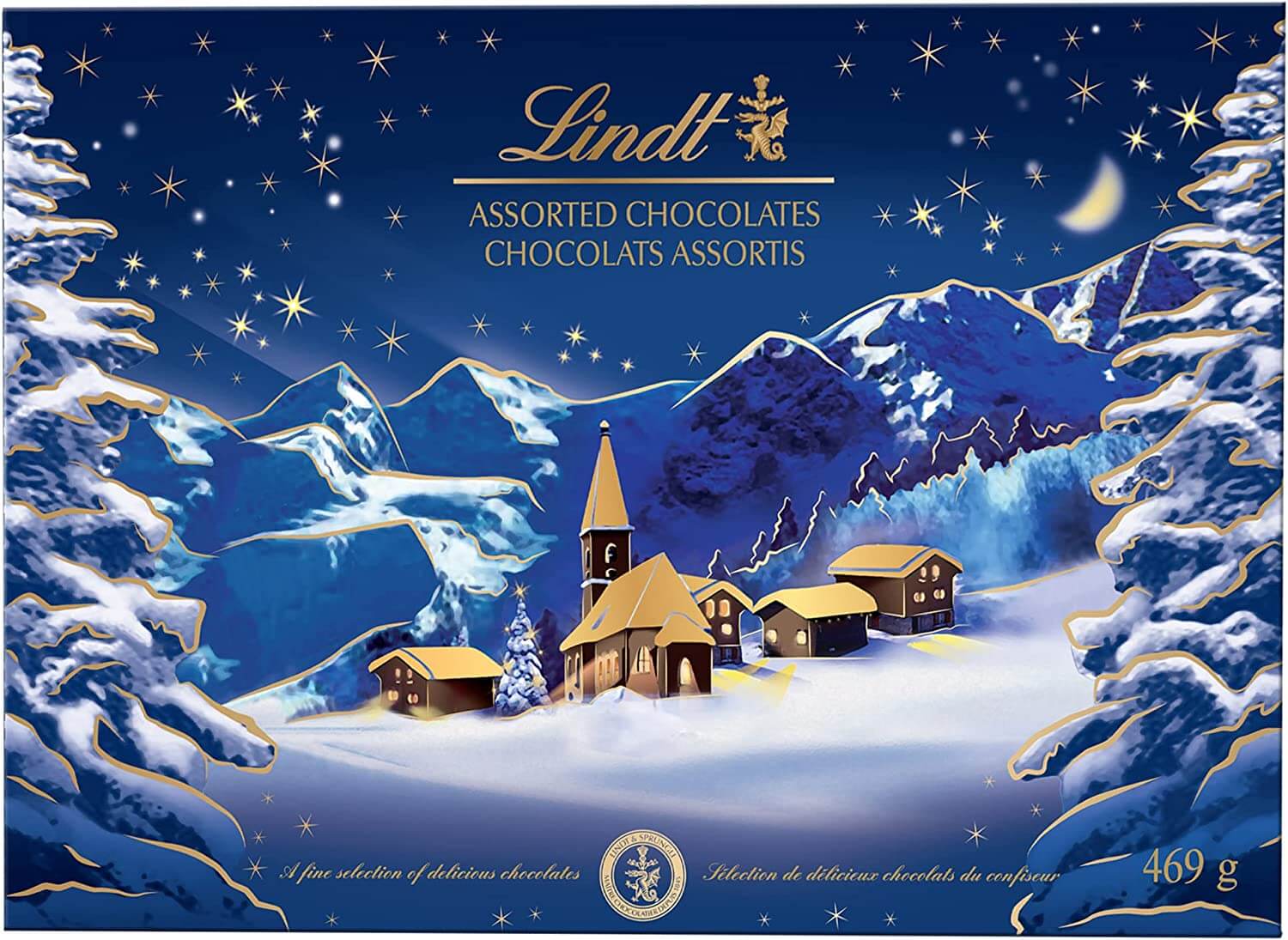 Lindt Christmas Alpine Village Assorted Chocolate Gift Box Angelos